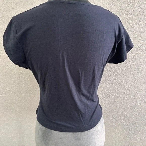 Wet Seal Navy Crop Top - NWOT - Size L - Picture 3 of 5